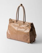 Prada Bonnie Extra Large Leather Handbag - Image 2